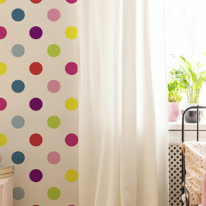 Papel de Parede Infantil Kids n Teens 2 100103 Dotty Multi Bright “Consultar disponibilidade do Produto 19 9 8750-5835”