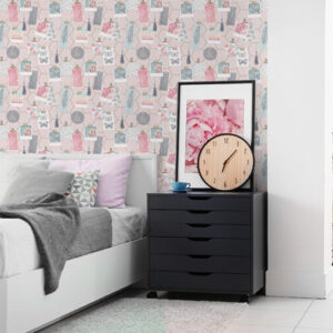 Papel de Parede Infantil Kids n Teens 2 108137 Clip Frames Pink “Consultar disponibilidade do Produto 19 9 8750-5835”