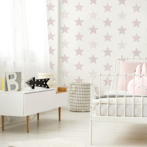 Papel de Parede Infantil Kids n Teens 2 108560 Superstar Pink “Consultar disponibilidade do Produto 19 9 8750-5835”