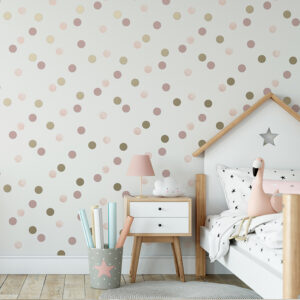 Papel de Parede Infantil Kids n Teens 2 108565 Dotty Polka Pink “Consultar disponibilidade do Produto 19 9 8750-5835”