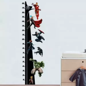 Adesivo de Parede Infantil Régua Vingadores 52cm x 135cm | Consultar Prazo de Produção e envio |