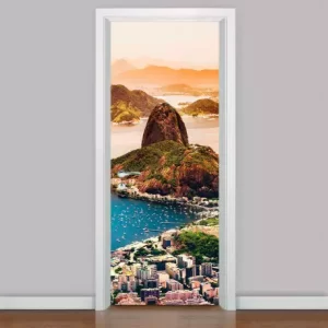 Adesivo para Porta Corcovado Rio de Janeiro “Consultar disponibilidade do Produto 19 9 8750-5835”