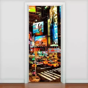 Adesivo para Porta New York Times Square “Consultar disponibilidade do Produto 19 9 8750-5835”
