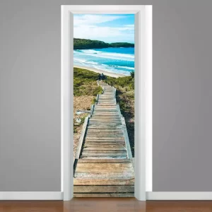 Adesivo para Porta Caminho no Mar “Consultar disponibilidade do Produto 19 9 8750-5835”