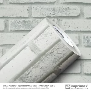 Adesivo Tijolo Branco 0,60 x 10mts “Consultar disponibilidade do Produto 19 9 8750-5835"