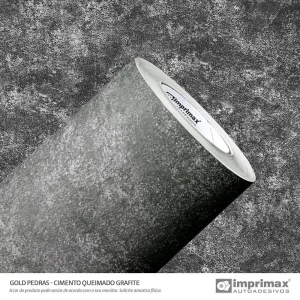 Adesivo Cimento Queimado Grafite 0,60 x 10mts “Consultar disponibilidade do Produto 19 9 8750-5835"