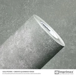 Adesivo Cimento Queimado Verde 0,60 x 10mts “Consultar disponibilidade do Produto 19 9 8750-5835"