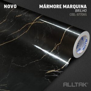 Adesivo Marmore Marquina Brilho 0,60 x 10mts “Consultar disponibilidade do Produto 19 9 8750-5835"
