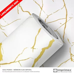 Adesivo Mármore Alba Imperial 0,60 x 10mts “Consultar disponibilidade do Produto 19 9 8750-5835"