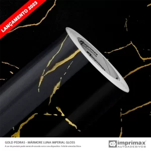 Adesivo Mármore Luna Imperial Gloss 0,60 x 10mts “Consultar disponibilidade do Produto 19 9 8750-5835"