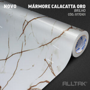 Adesivo Marmore Calacatta Oro Brilho 0,60 x 10mts “Consultar disponibilidade do Produto 19 9 8750-5835"