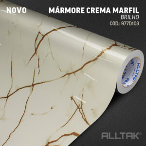 Adesivo Marmore Crema Marfil Brilho 0,60 x 10mts “Consultar disponibilidade do Produto 19 9 8750-5835"