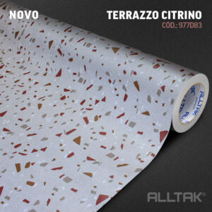 Adesivo Terrazzo Citrino 0,60 x 10mts “Consultar disponibilidade do Produto 19 9 8750-5835"