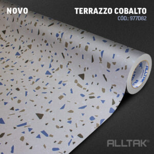 Adesivo Terrazzo Cobalto 0,60 x 10mts “Consultar disponibilidade do Produto 19 9 8750-5835"