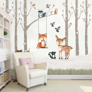 Papel de Parede Adesivo Safari Floresta Soft Color | Consultar Prazo de Produção e envio |