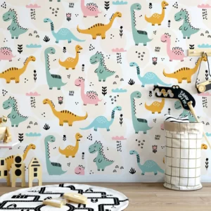 Papel de Parede Adesivo Dinossauros 1 Personalizado | Consultar Prazo de Produção e envio |