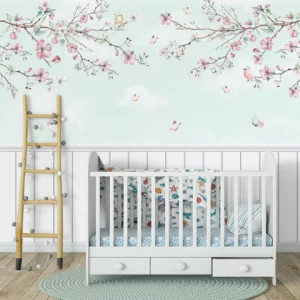 Papel de Parede Adesivo Jardim Encantado Verde | Consultar Prazo de Produção e envio |