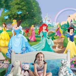 Papel de Parede Adesivo Princesas no Jardim | Consultar Prazo de Produção e envio |