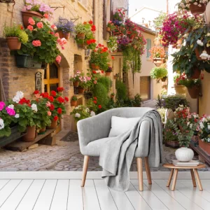 Papel de Parede Adesivo Natureza Paisagem Rua Jardim | Consultar Prazo de Produção e envio |