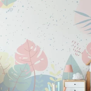 Papel de Parede Flores e Geométricos Personalizado | “Consultar Prazo de Produção e envio”