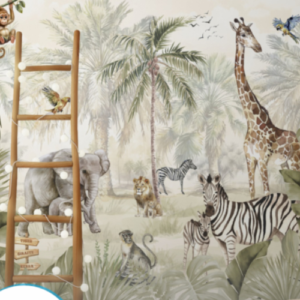 Papel de Parede Adesivo Savana Selvagem | Consultar Prazo de Produção e envio |