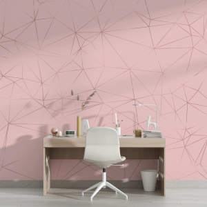 Papel de Parede Adesivo Zara Clássico Rosê | Consultar Prazo de Produção e envio |