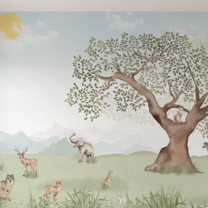 Papel de Parede Adesivo Safari Animais EEE | Consultar Prazo de Produção e envio |