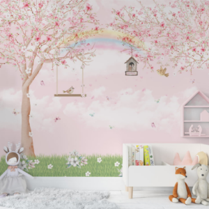 Papel de Parede Adesivo Jardim Encantado Floral Rosas GJE | Consultar Prazo de Produção e envio |
