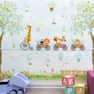 Papel de Parede Adesivo Animais Bicicleta 5 | Consultar Prazo de Produção e envio |