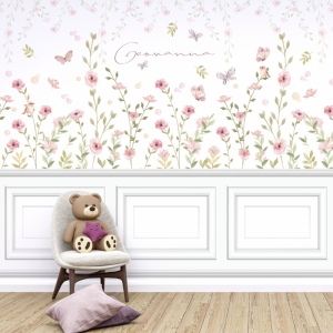 Papel de Parede Adesivo Floral Liz | Consultar Prazo de Produção e envio |