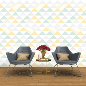 Papel de Parede Adesivo Geométrico Colore 122 | Consultar Prazo de Produção e envio |