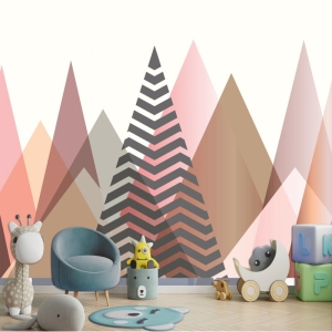 Papel de Parede Adesivo Arvore Floresta Winter Red | Consultar Prazo de Produção e envio |