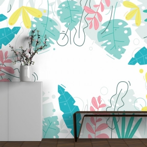 Papel de Parede Adesivo Floral Primavera 3 | Consultar Prazo de Produção e envio |