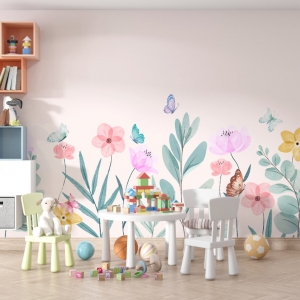 Papel de Parede Adesivo Floral Primavera 8 | Consultar Prazo de Produção e envio |
