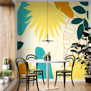 Papel de Parede Adesivo Floral Primavera 9 | Consultar Prazo de Produção e envio |