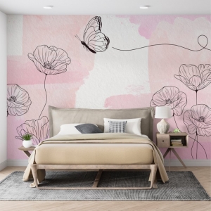 Papel de Parede Adesivo Floral Primavera 11 | Consultar Prazo de Produção e envio |