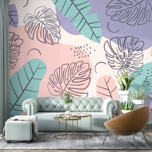 Papel de Parede Adesivo Floral Primavera 13 | Consultar Prazo de Produção e envio |