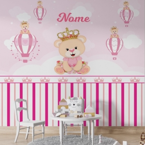 Papel de Parede Adesivo Pequena Urso 1 | Consultar Prazo de Produção e envio |