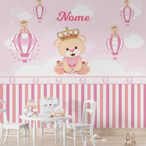 Papel de Parede Adesivo Pequena Urso 2 | Consultar Prazo de Produção e envio |
