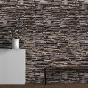 Papel de Parede Adesivo Pedra Canjiquinha Escura 9 | Consultar Prazo de Produção e envio |