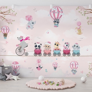 Papel de Parede Adesivo Animais Bicicleta 3 | Consultar Prazo de Produção e envio |