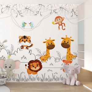 Papel de Parede Adesivo Animalistas 1 | Consultar Prazo de Produção e envio |