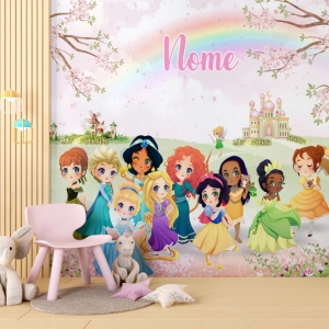 Papel de Parede Adesivo Princesa Baby 2 | Consultar Prazo de Produção e envio |