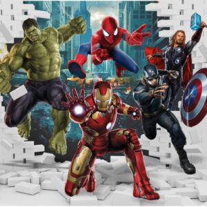 Papel de Parede Adesivo Vingadores | Consultar Prazo de Produção e envio |