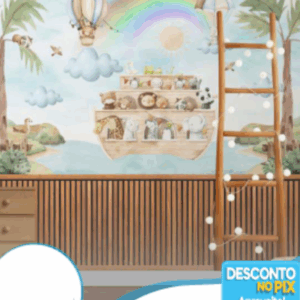 Papel de Parede Personalizado | Arca com Ripado 02