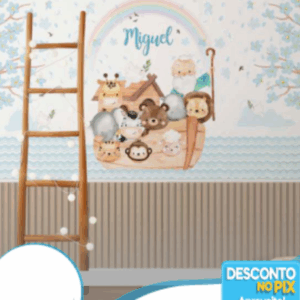 Papel de Parede Personalizado | Arca com Ripado