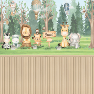 Papel de Parede Personalizado | Animais na Floresta