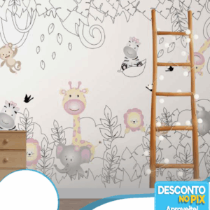 Papel de Parede Personalizado | Animais Baby 02