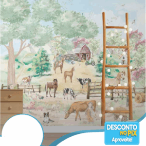 Papel de Parede Personalizado | Fazendinha 03