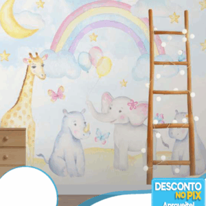 Papel de Parede Personalizado | Animais Baby